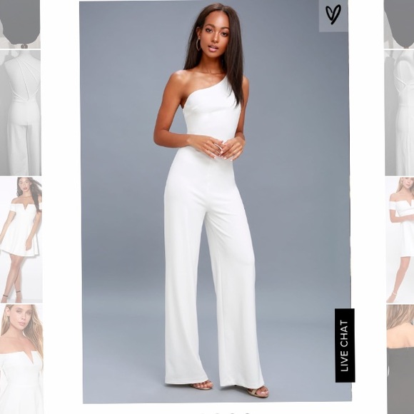 white all in one outfit